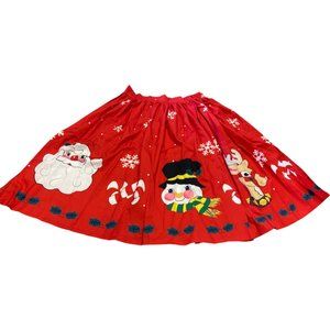 MS Mouse Women's  Printed Elastic Band Cute Flared Party Skirt